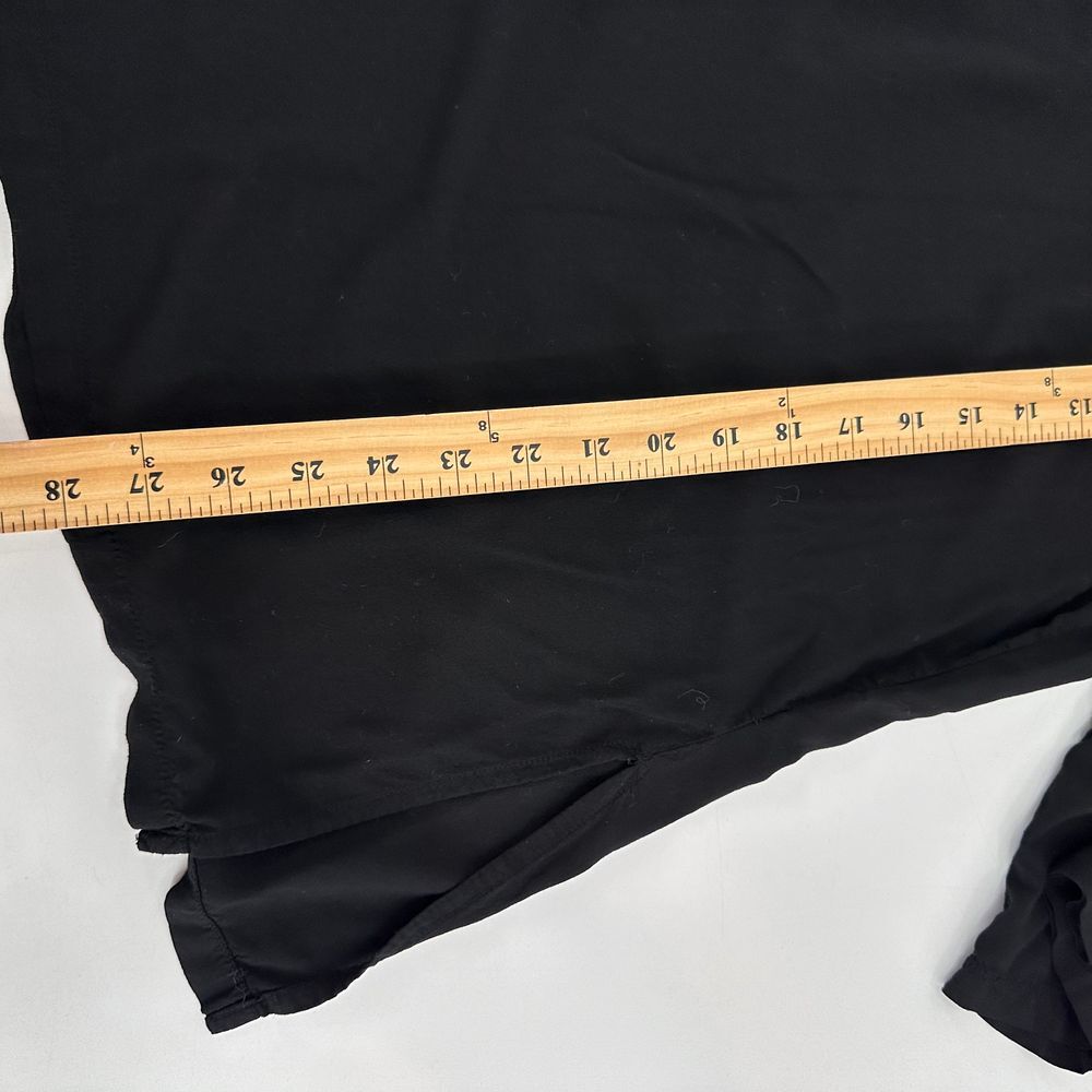 Nation LTD Black Top 1/2 Sleeve Boatneck Rayon Lightweight Tiny Flaw - Picture 10 of 11